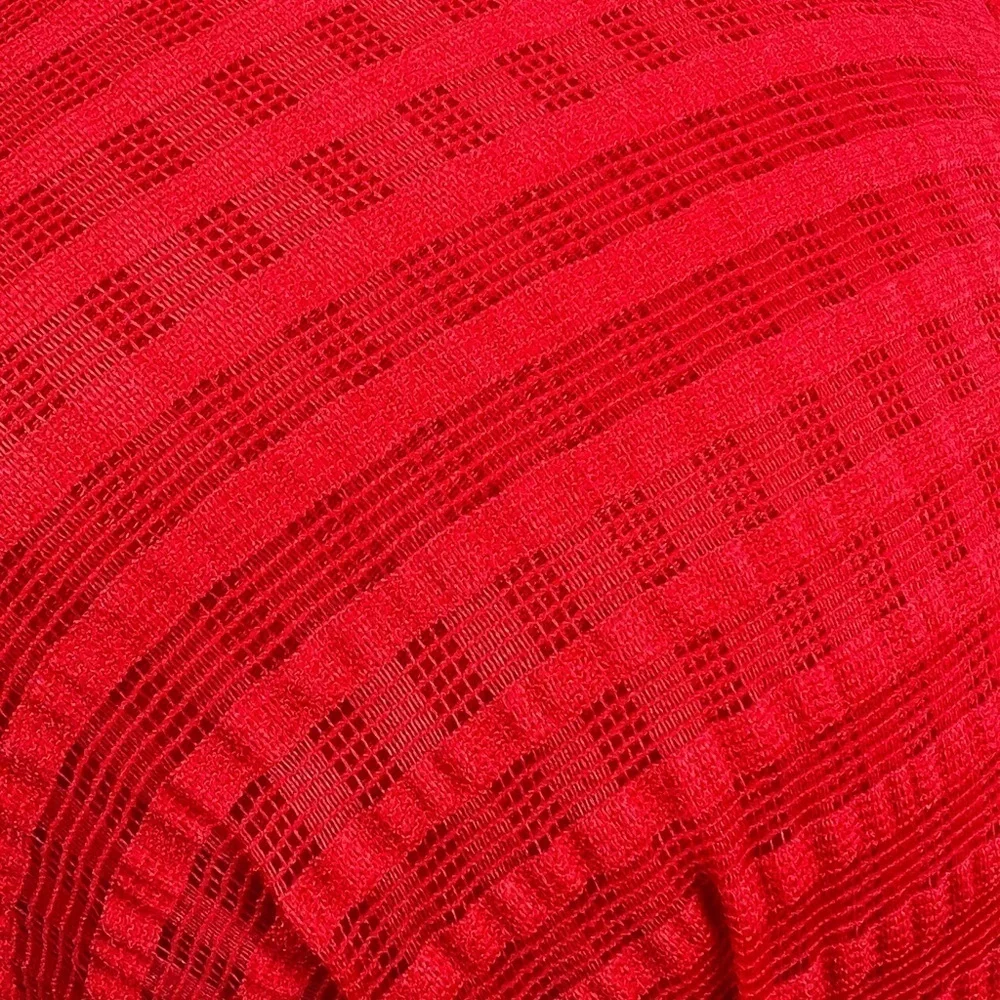 Youmita Lightly Padded Underwire Plus Size Balcony Bra Flame Red 42DD